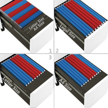 Mobilní Kartotéka 30 X 45 X 59 Cm Ocel