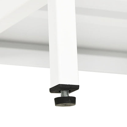 Tv Stolek Bílý 105 X 35 X 52 Cm Ocel A Sklo