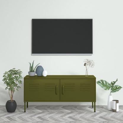 Tv Skříňka 105 X 35 X 50 Cm Ocel