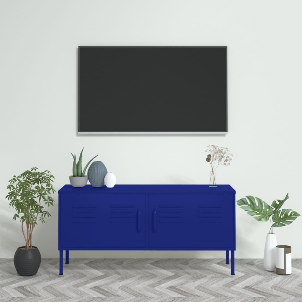 Tv Skříňka 105 X 35 X 50 Cm Ocel