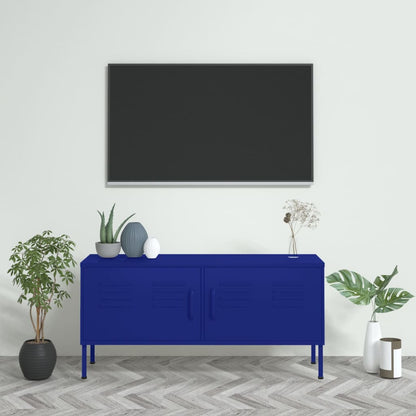 Tv Skříňka 105 X 35 X 50 Cm Ocel