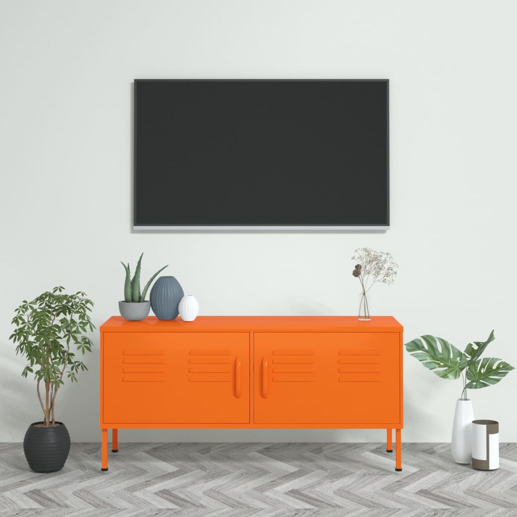 Tv Skříňka 105 X 35 X 50 Cm Ocel