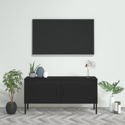 Tv Skříňka 105 X 35 X 50 Cm Ocel