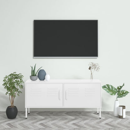 Tv Skříňka 105 X 35 X 50 Cm Ocel