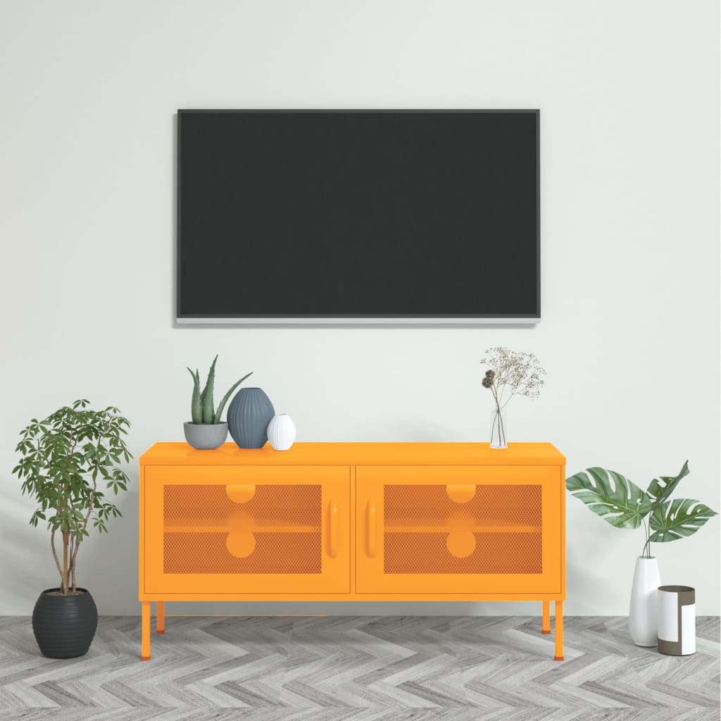 Tv Skříňka 105 X 35 X 50 Cm Ocel
