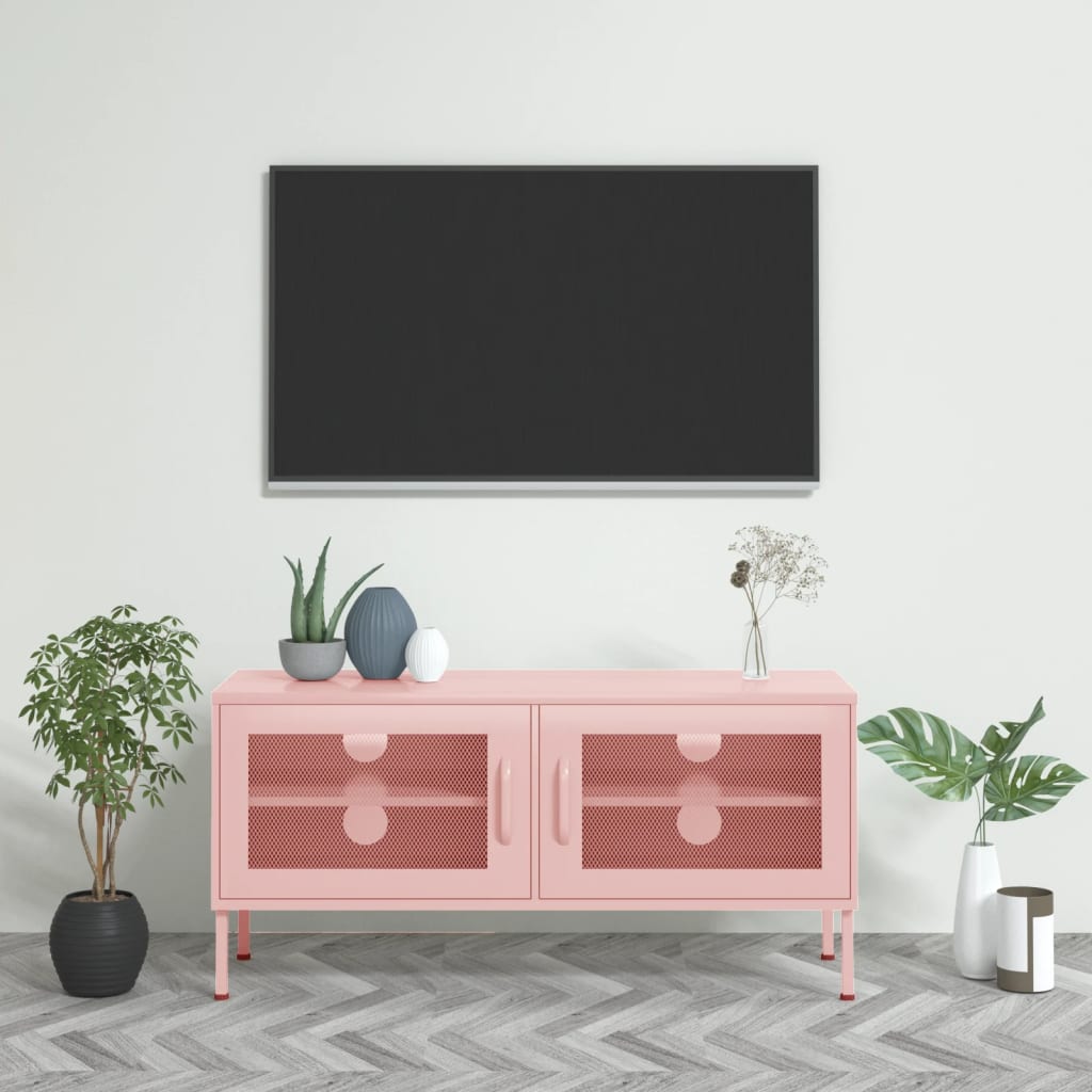Tv Skříňka 105 X 35 X 50 Cm Ocel