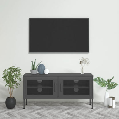 Tv Skříňka 105 X 35 X 50 Cm Ocel
