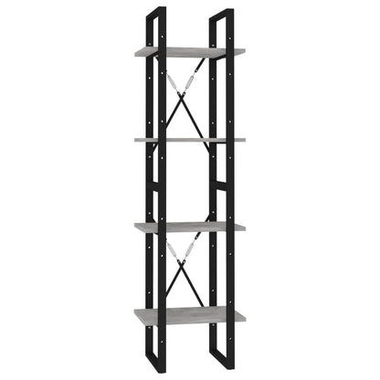 4Patrová Knihovna Betonově Šedá 40X30X Betonová Šedá