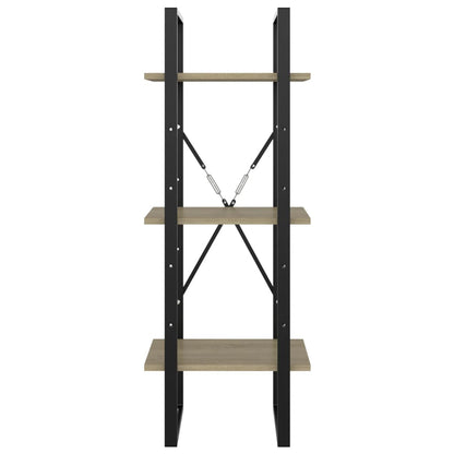 Knihovna Se 3 Policemi 40X30X Dub Sonoma