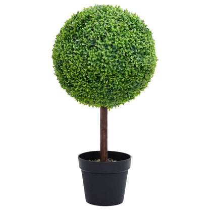 Umělý Zimostráz Ve Tvaru Koule S Květináčem Zelený 71 Cm