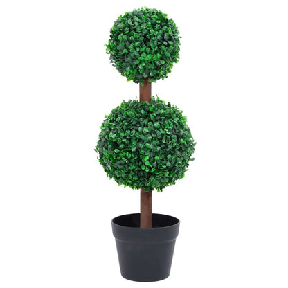 Umělý Zimostráz Ve Tvaru Koule S Květináčem Zelený 71 Cm