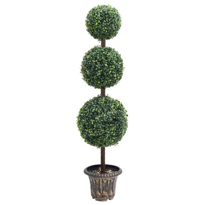 Umělý Zimostráz Ve Tvaru Koule S Květináčem Zelený 71 Cm