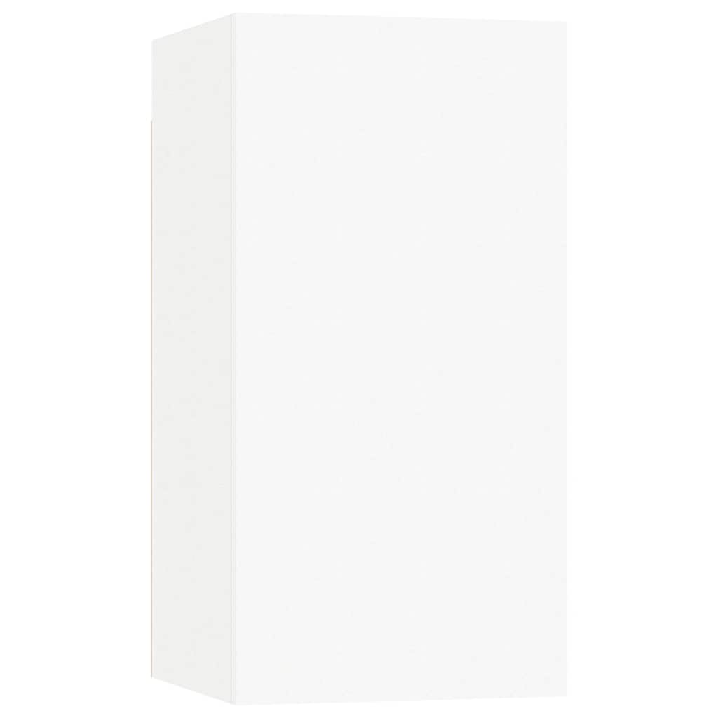 Tv Skříňky 7 Ks Bílé 30,5 X 30 X 60 Cm Kompozitní Dřevo