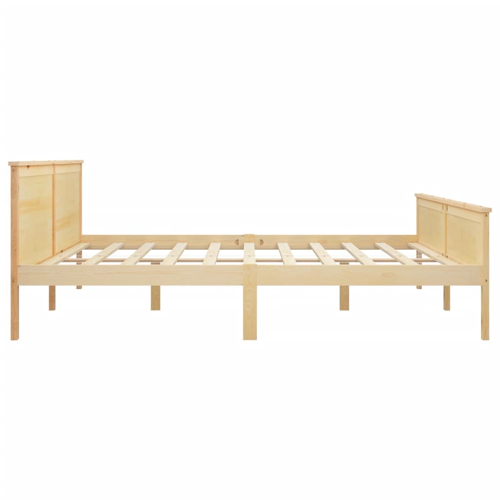 Rám Postele Masivní Dřevo Borovice 200 X 200 Cm