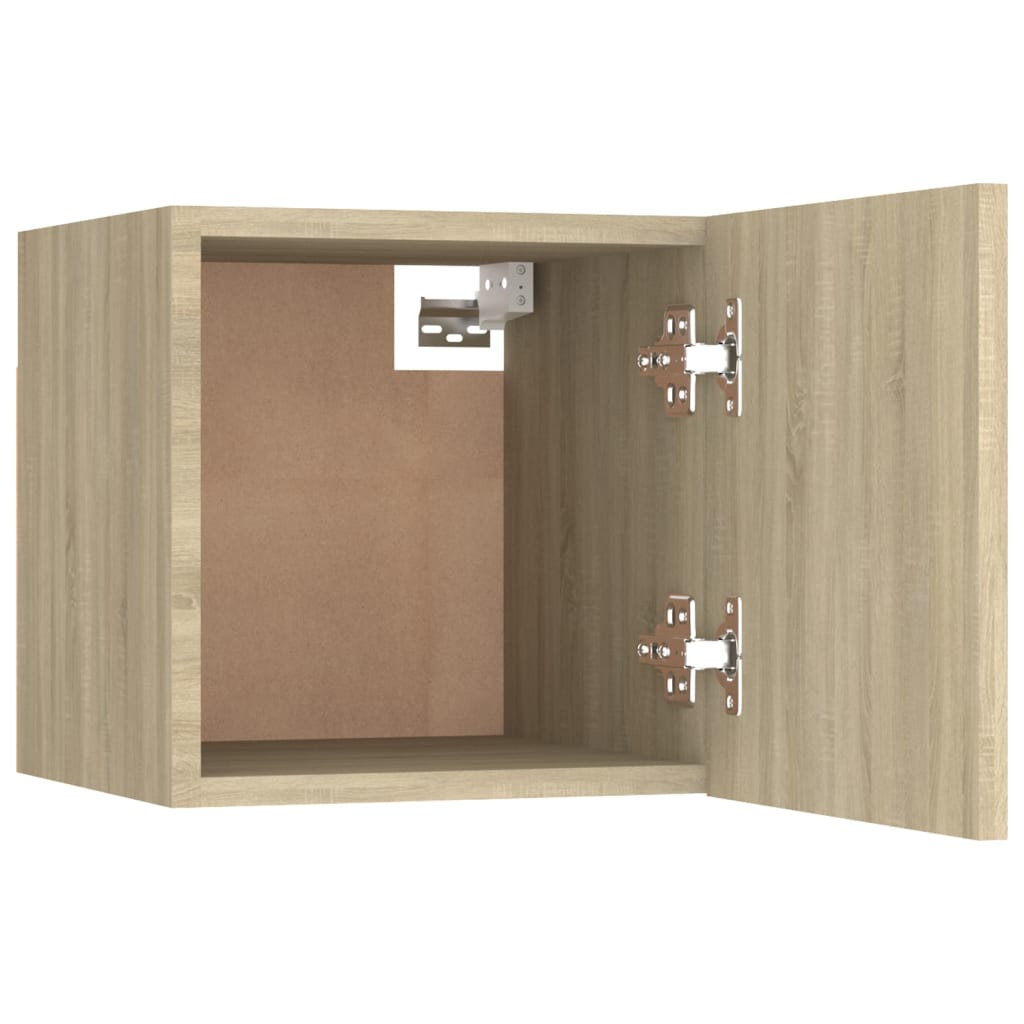 Noční Stolky 2 Ks 30,5 X 30 X 30 Cm Kompozitní Dřevo