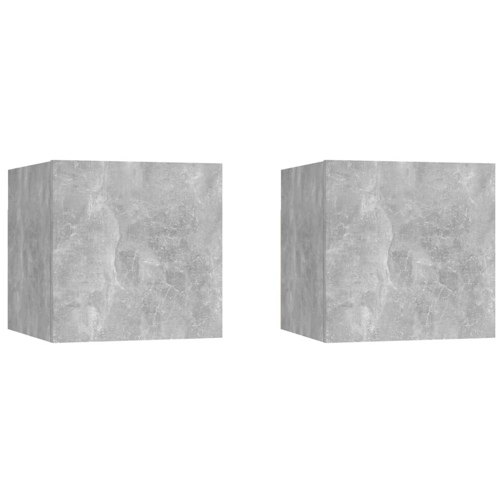 Noční Stolky 2 Ks 30,5 X 30 X 30 Cm Kompozitní Dřevo