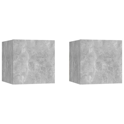Noční Stolky 2 Ks 30,5 X 30 X 30 Cm Kompozitní Dřevo