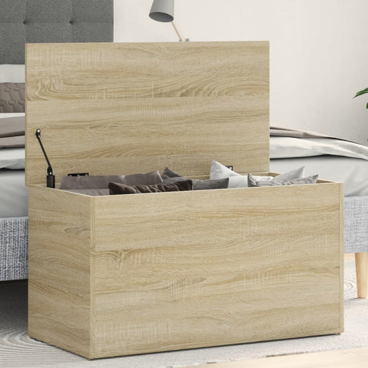 Úložná Truhla Sonoma Dub 84 X 42 X 46 Cm Kompozitní Dřevo