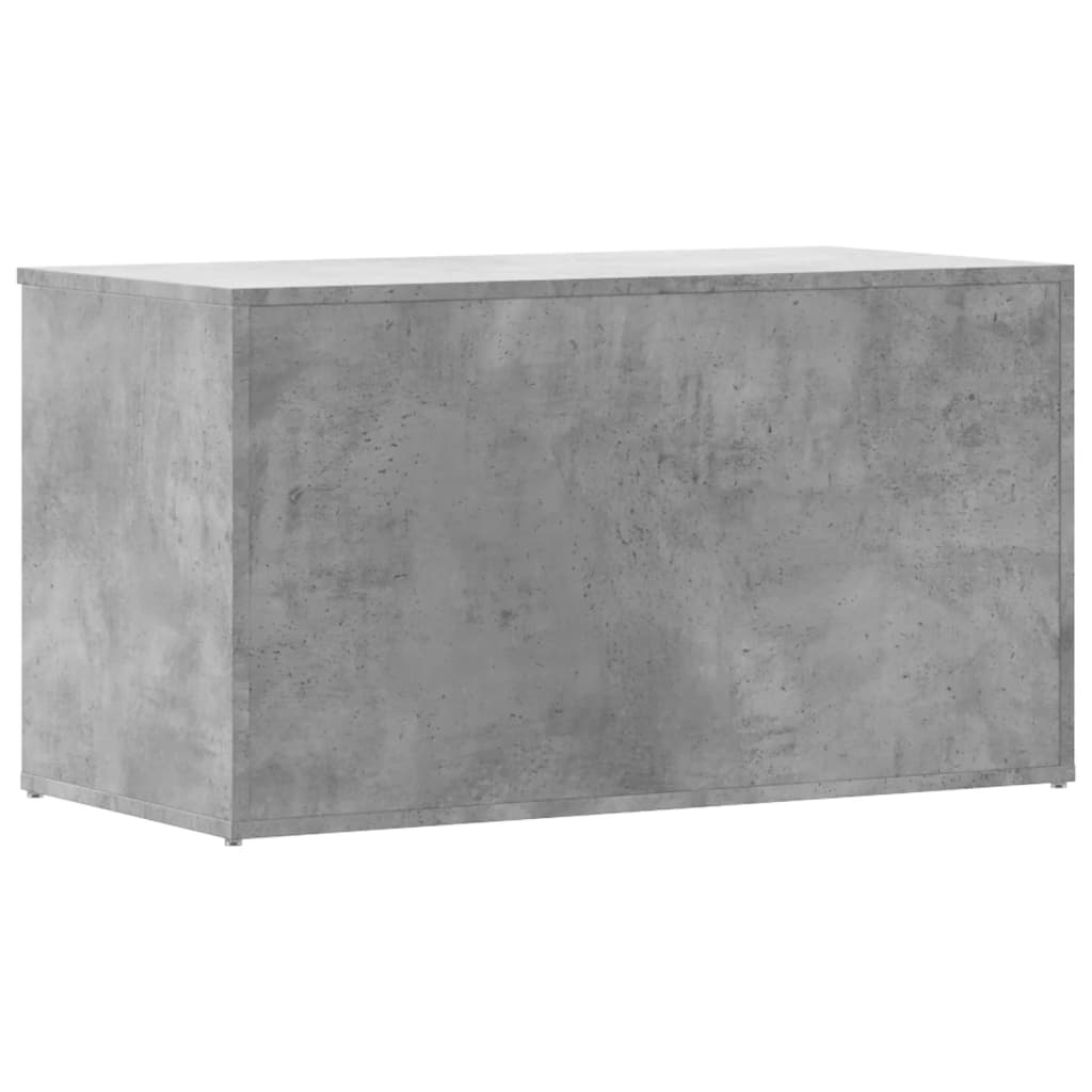 Úložná Truhla Betonově Šedá 84 X 42 X 46 Cm Kompozitní Dřevo