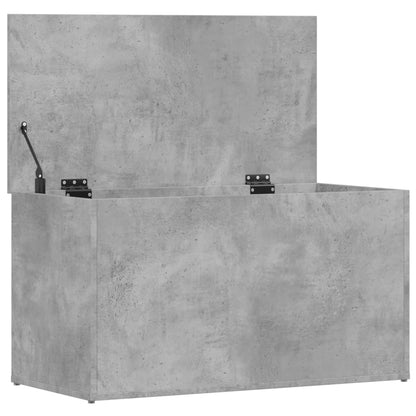 Úložná Truhla Betonově Šedá 84 X 42 X 46 Cm Kompozitní Dřevo