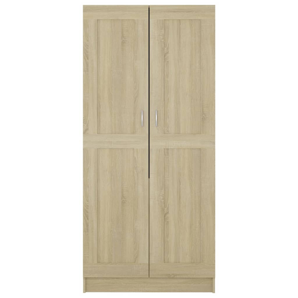 Šatní Skříň Dub Sonoma 82,5 X 51,5 X 180 Cm Kompozitní Dřevo