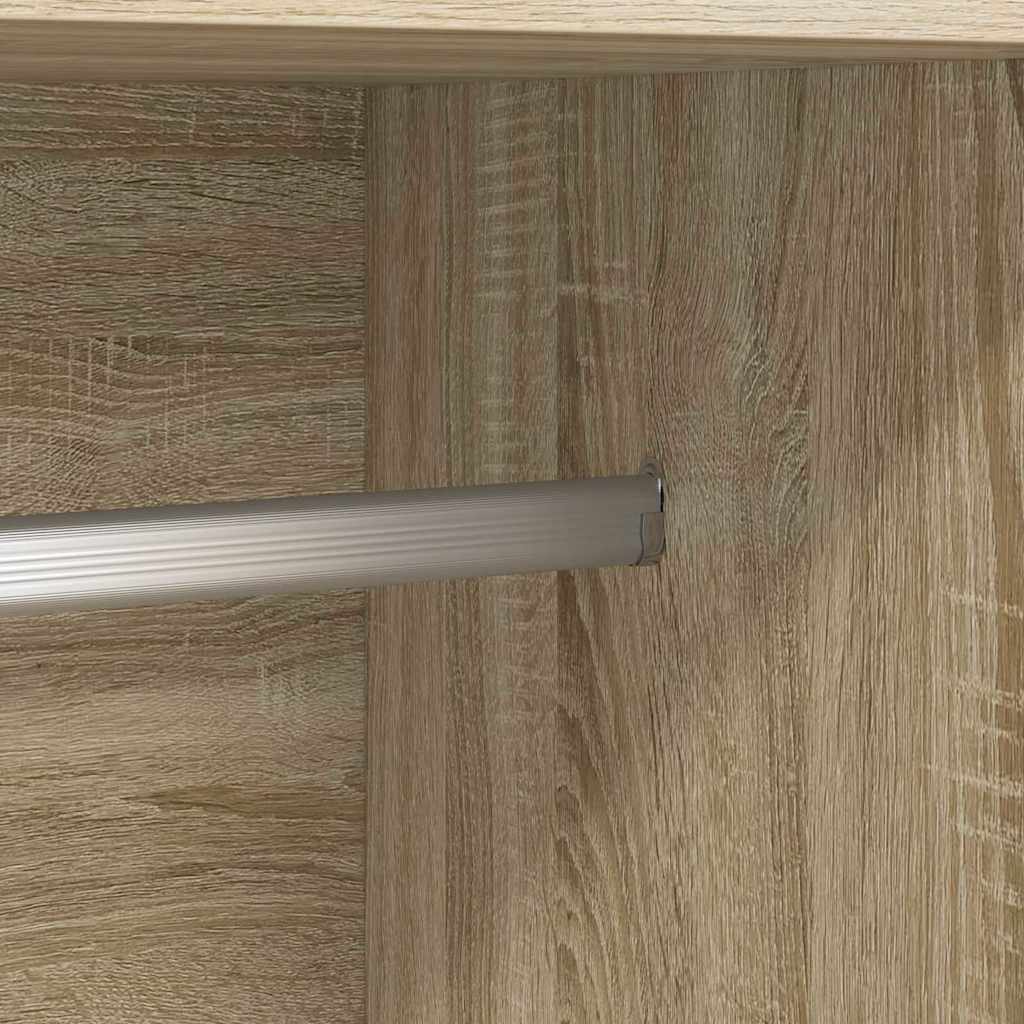Šatní Skříň Dub Sonoma 82,5 X 51,5 X 180 Cm Kompozitní Dřevo