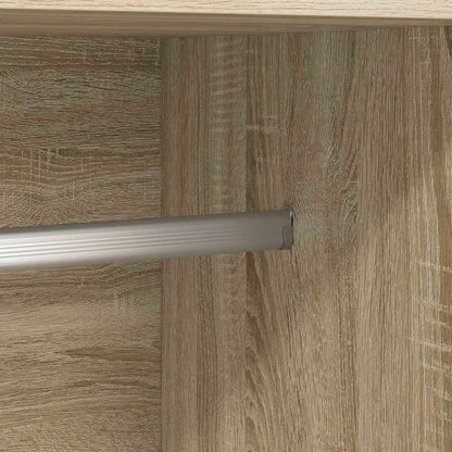 Šatní Skříň Dub Sonoma 82,5 X 51,5 X 180 Cm Kompozitní Dřevo