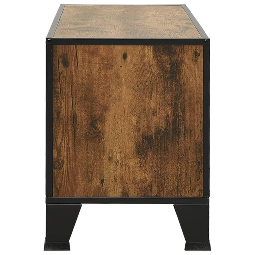 Tv Skříňka 105 X 36 X 47 Cm Kov A Mdf
