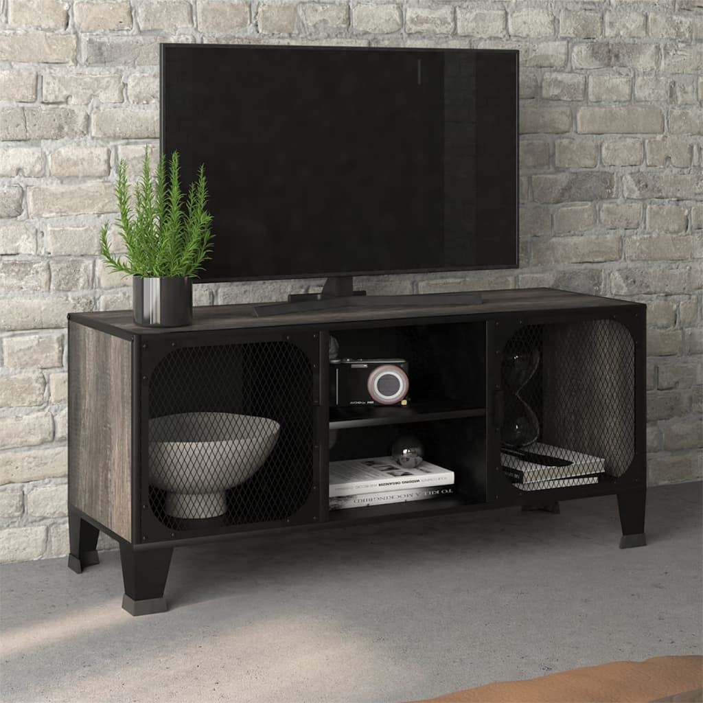 Tv Skříňka 105 X 36 X 47 Cm Kov A Mdf