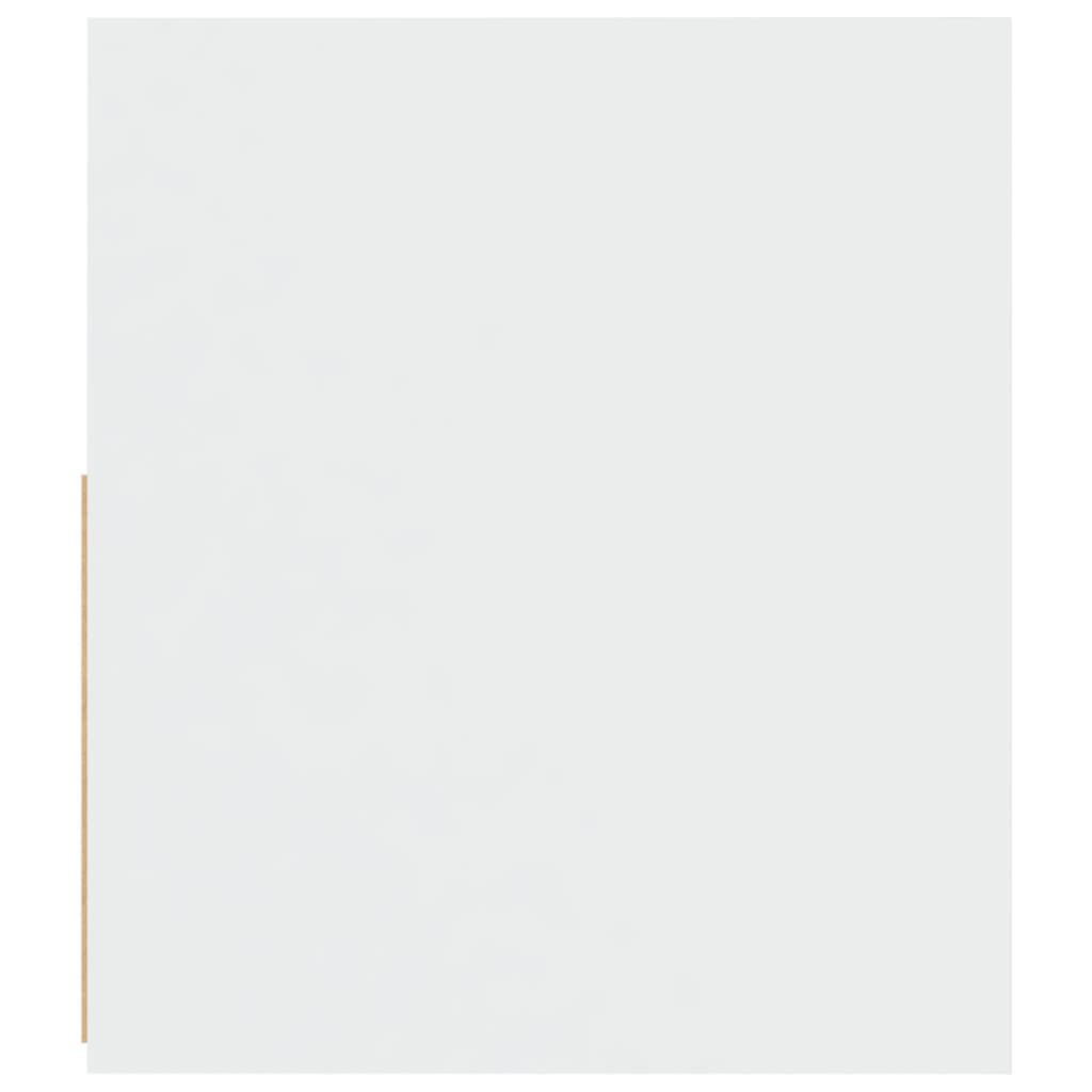 Noční Stolky 2 Ks S Led Osvětlením Bílé 60 X 35 X 40 Cm