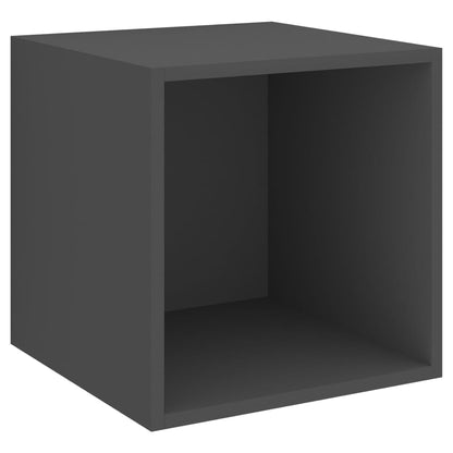 2Dílný Set Tv Skříněk Šedý Kompozitní Dřevo