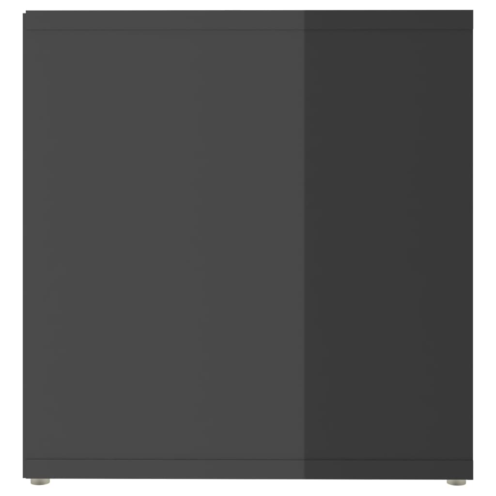 Tv Skříňky 2 Ks Šedé Vysoký Lesk 72X35X36,5 Cm Kompozitní Dřevo Šedá S Vysokým Leskem
