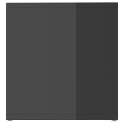 Tv Skříňky 2 Ks Šedé Vysoký Lesk 72X35X36,5 Cm Kompozitní Dřevo Šedá S Vysokým Leskem