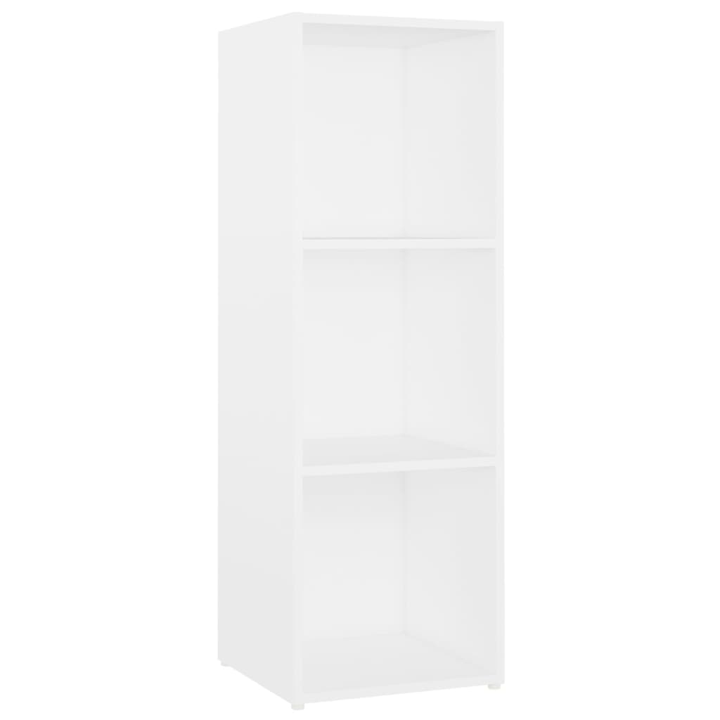 Tv Skříňky 3 Ks Bílé 107 X 35 X 37 Cm Dřevotříska