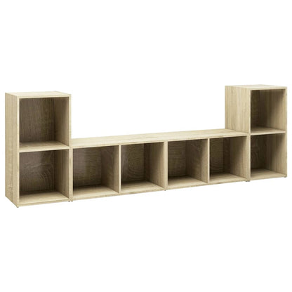 Tv Skříňky 4 Ks 72 X 35 X 36,5 Cm Kompozitní Dřevo