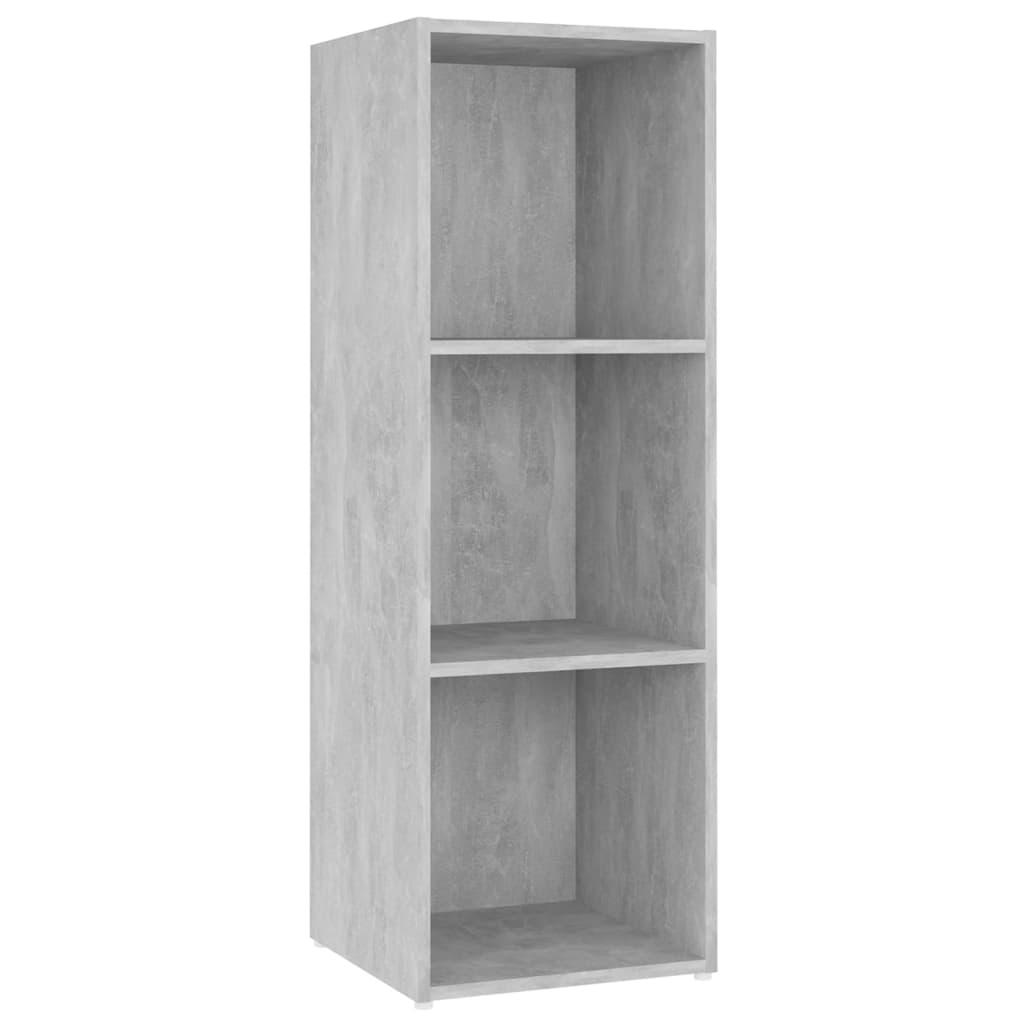 Tv Skříňky 4 Ks Betonově Šedé 107 X 35 X 37 Cm Dřevotříska