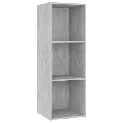 Tv Skříňky 4 Ks Betonově Šedé 107 X 35 X 37 Cm Dřevotříska