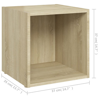 8Dílný Set Tv Skříněk Kompozitní Dřevo