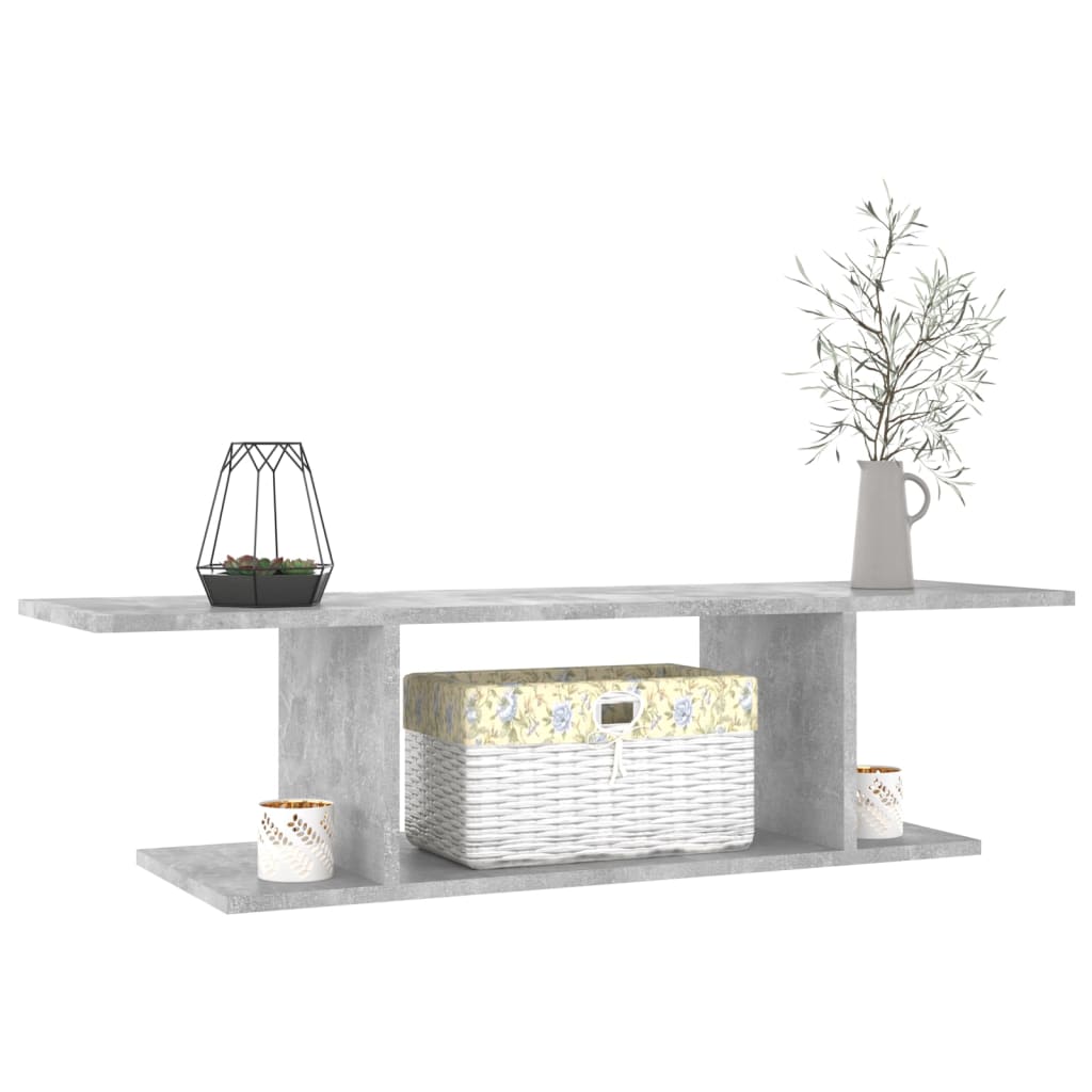 Nástěnná Tv Skříňka Betonově Šedá 103 X 30 X 26,5 Cm