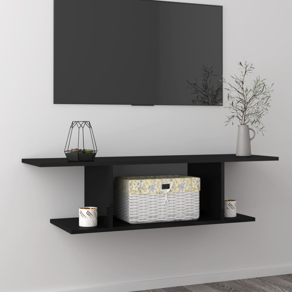 Nástěnná Tv Skříňka Betonově Šedá 103 X 30 X 26,5 Cm