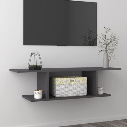 Nástěnná Tv Skříňka Betonově Šedá 103 X 30 X 26,5 Cm