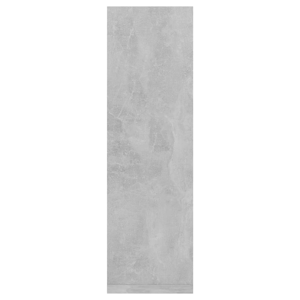 Nástěnné Police 2 Ks Betonově Šedé 50X15X50 Cm Kompozitní Dřevo