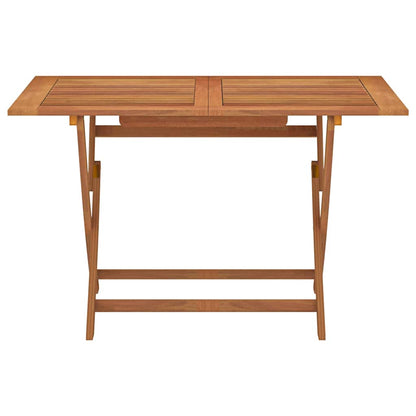 Skládací Zahradní Stůl 120X70X75 Cm Masivní Eukalyptové Dřevo