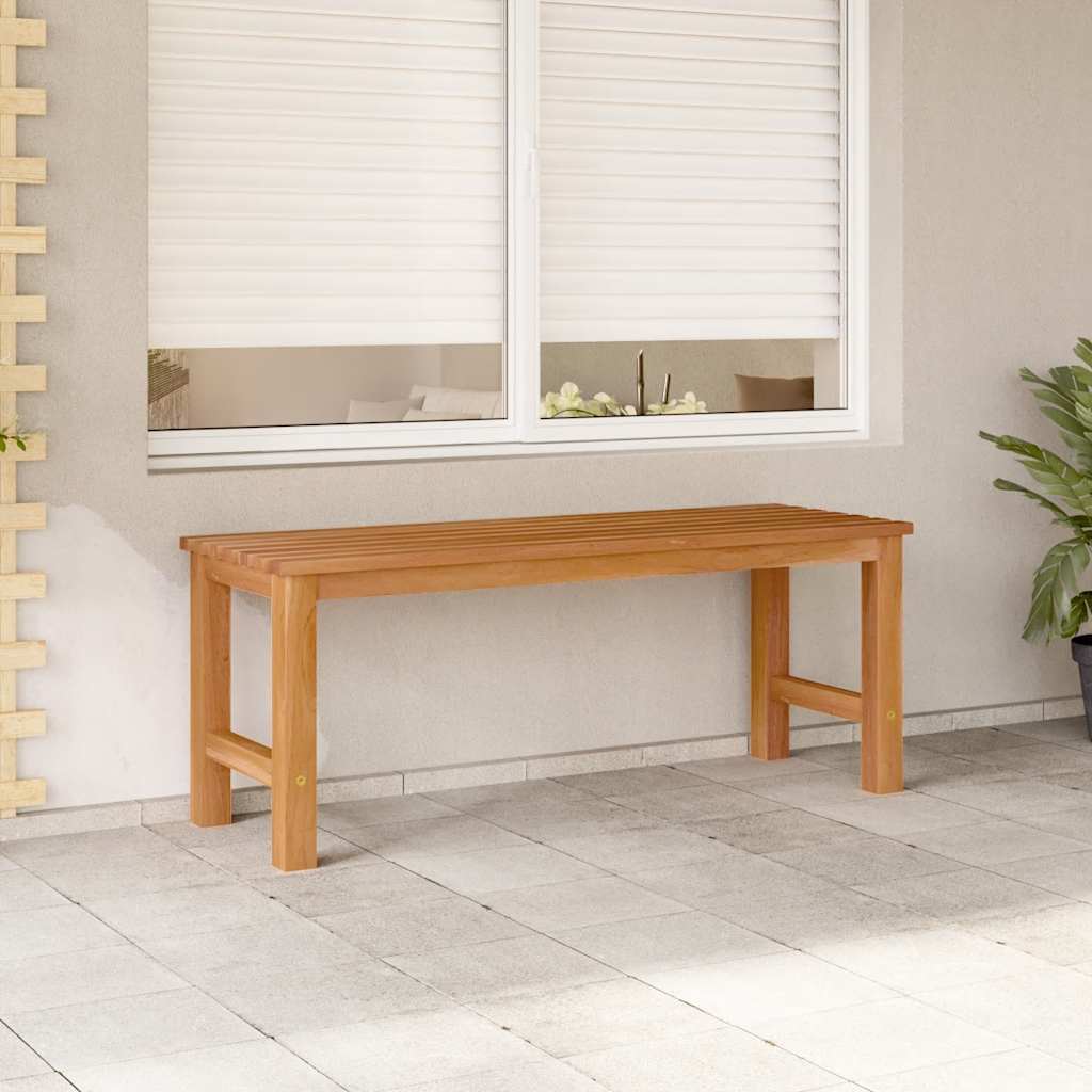 Zahradní Lavice 114 Cm Masivní Teakové Dřevo