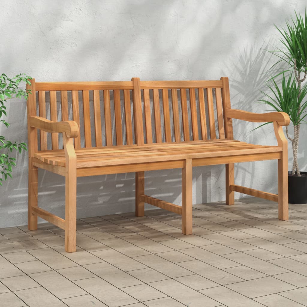 Zahradní Lavice 150 Cm Masivní Teakové Dřevo