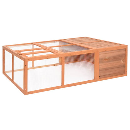 Zahradní Klec Pro Zvířata 150 X 100 X 50 Cm Masivní Jedle