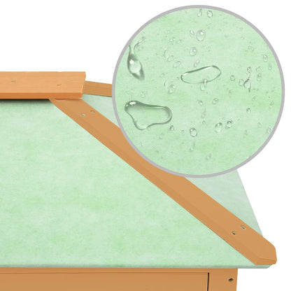 Králíkárna Dvoupatrová Masivní Jedlové Dřevo