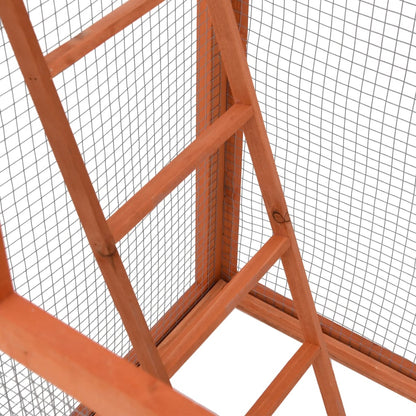 Ptačí Klec 68 X 62 X 166 Cm Masivní Jedle