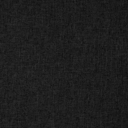Skládací Lenoška Na Podlahu Černá Textil
