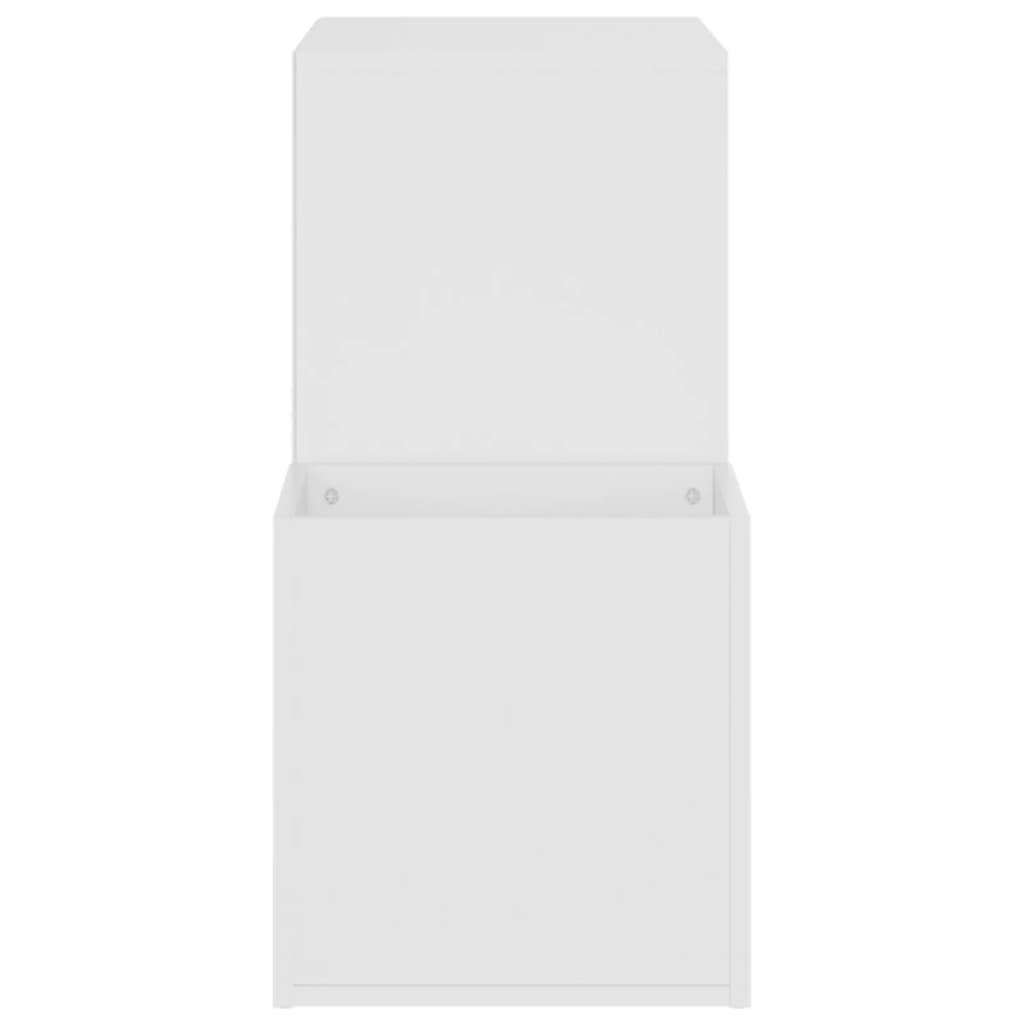 Botník Do Předsíně Bílý 105 X 35,5 X 70 Cm Kompozitní Dřevo